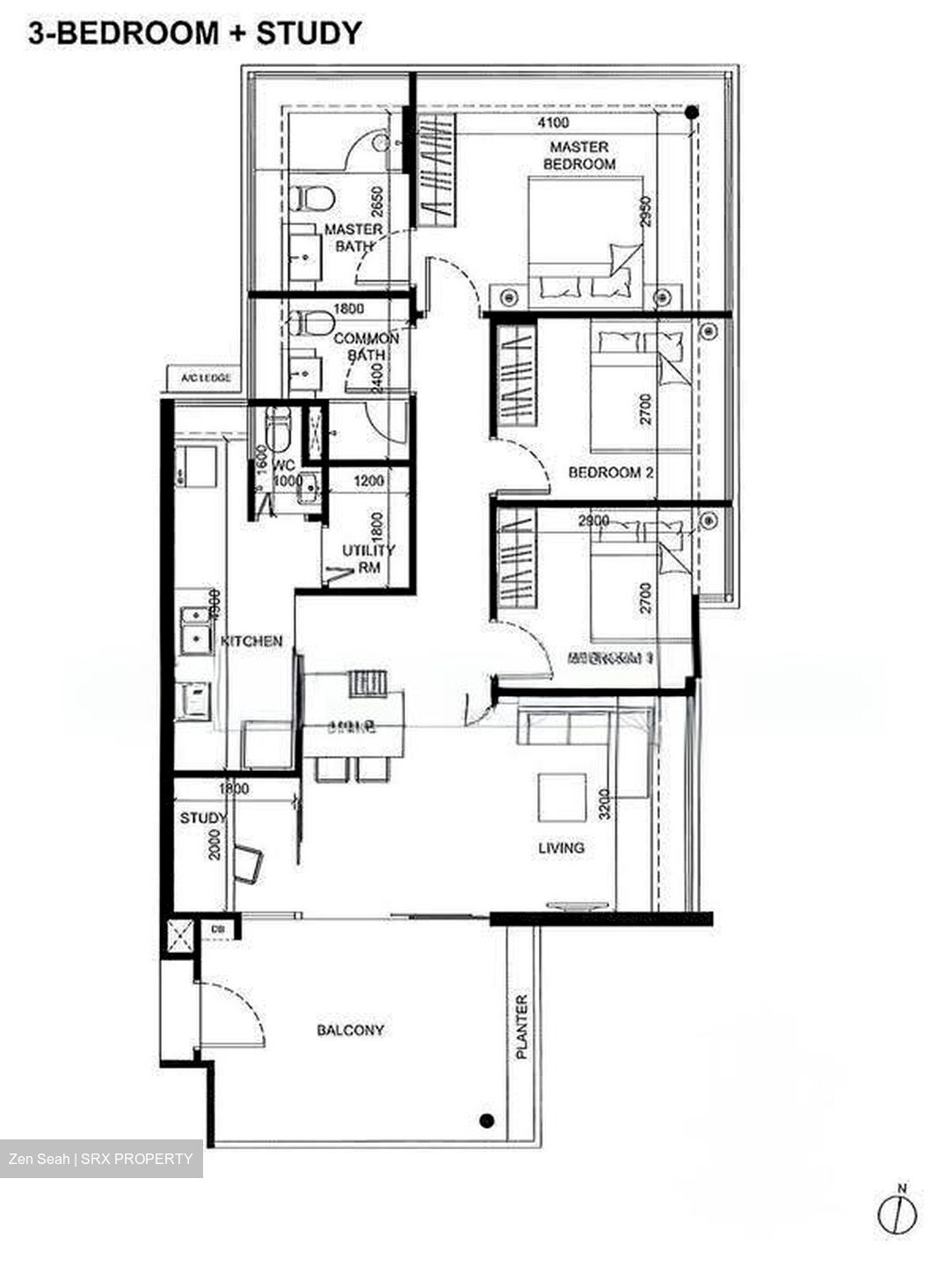 Bliss Ville (D14), Apartment #608963371